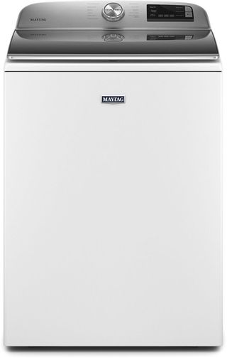 Maytag® 4.7 Cu. Ft. White Agitator Top Load Washer with Extra Power
