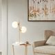 Olliix by INK+IVY White/Gold Holloway Table Lamp-5