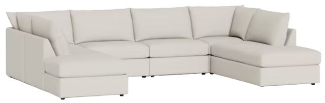 Bassett® Furniture Customizable Beckham 6-Piece Bumper Modular U-Shaped Sectional-0