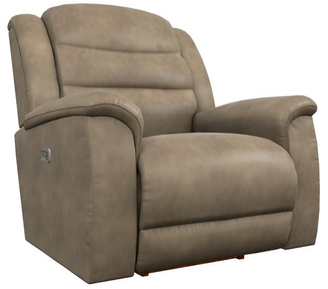 La-Z-Boy® Redwood Mushroom Power Rocking Recliner with Headrest and Lumbar-0