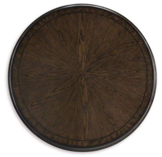 Signature Design by Ashley® Maylee Dark Brown 60" Dining Table-2