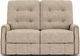 Flexsteel® Devon Beige/Tan Sandstone Reclining Loveseat-1