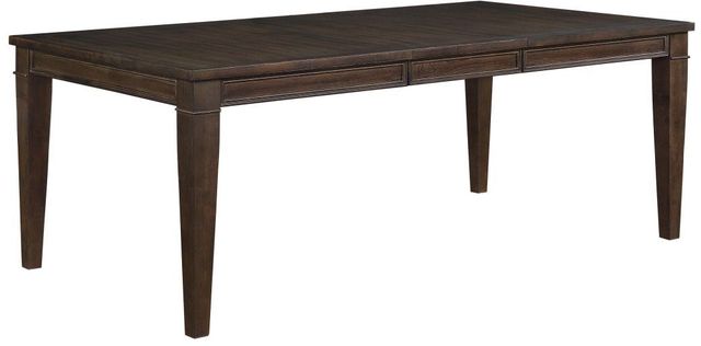 Homelegance® Makah Dark Brown Dining Table-0