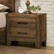 Furniture of America® Wentworth Light Walnut Nightstand-1