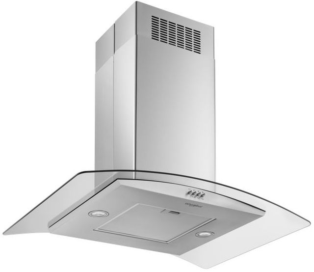 Whirlpool® 36" Stainless Steel Island Range Hood-1