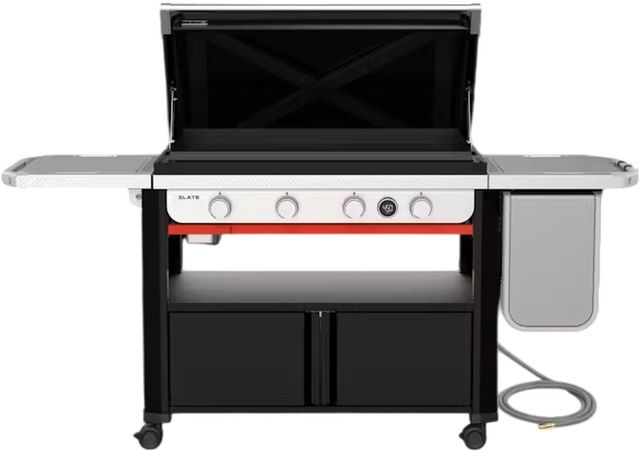 Weber® Slate® 4-Burner Black Natural Gas Freestanding Griddle-1