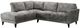 Mazin Furniture Dorian 2-Piece Grey Left-Arm Facing Loveseat Sectional and Chaise-0