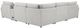 Coaster® Collins 6-Piece Gray Modular Power Reclining Sectional-3
