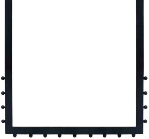 Moe's Home Collection Figaro Black Floor Mirror-3