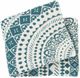 Surya Ekena Teal 50"x60" Throw Blanket-1