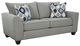 Albany Industries Clearview Gray Full Sofa Sleeper-1