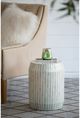 A & B Home Beige and Green Stool-4