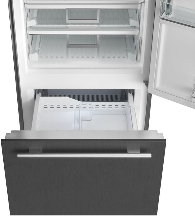 Sub-Zero® Classic Series 30" 17 Cu. Ft. Panel Ready Built-In Bottom Left Hinge Freezer Refrigerator with Internal Water Dispenser-2