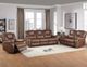 Steve Silver Co. Katrine Chestnut Brown Manual Reclining Sofa-2
