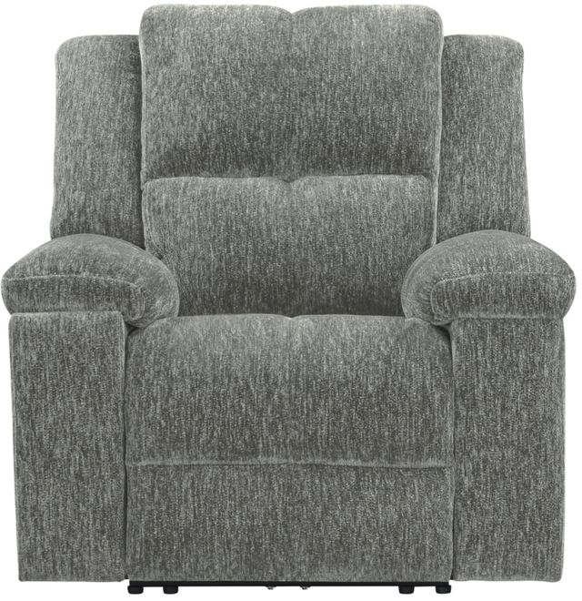 Parker House® Bronco Plush Charcoal Manual Rocker Recliner-0