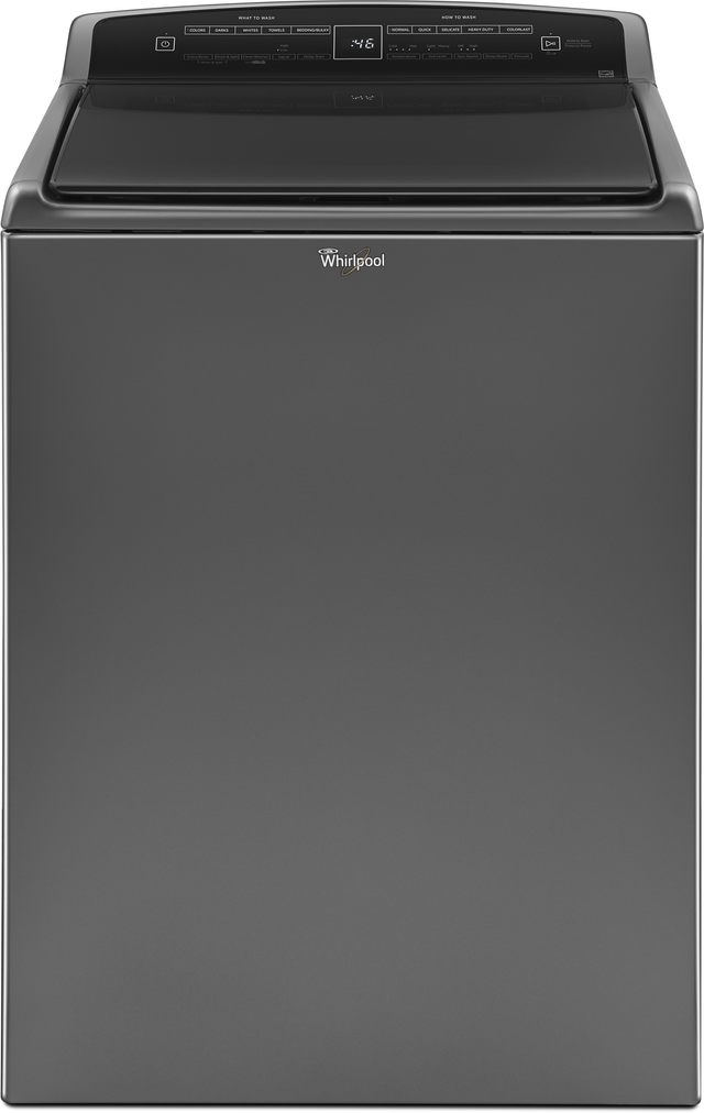Whirlpool® 4.8 Cu. Ft. Chrome Shadow Top Load Washer