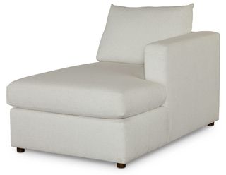 Bassett® Furniture Beckham Gellar Linen RAF Wide Arm Chaise