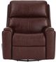 Flexsteel® Customizable Rio Leather Manual Swivel Glider Recliner-3