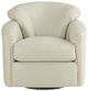 Craftmaster® Customizable CM Leather Swivel Chair-4