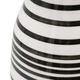 A & B Home Black/White Hand Painted Striped Accent Vase-2