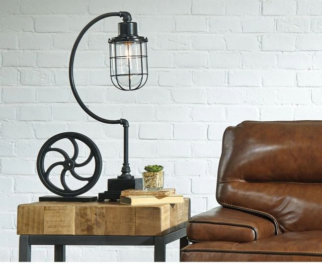 Signature Design by Ashley® Jae Antique Black Desk Lamp-4
