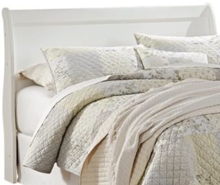 Signature Design by Ashley® Anarasia White Queen Sleigh Headboard