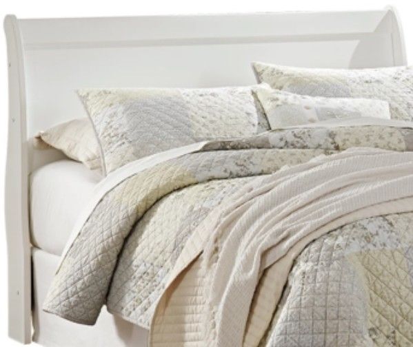 Signature Design by Ashley® Anarasia White Queen Sleigh Headboard-0