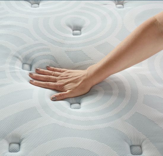 Serta® Perfect Sleeper® Tranquil Wave™ 11" Hybrid Medium Tight Top Queen Mattress in a Box-2