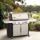 Weber® Genesis S-435 4-Burner Stainless Steel Freestanding Liquid Propane Grill-4