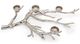 A & B Home Nickel Tea Light Holder -0