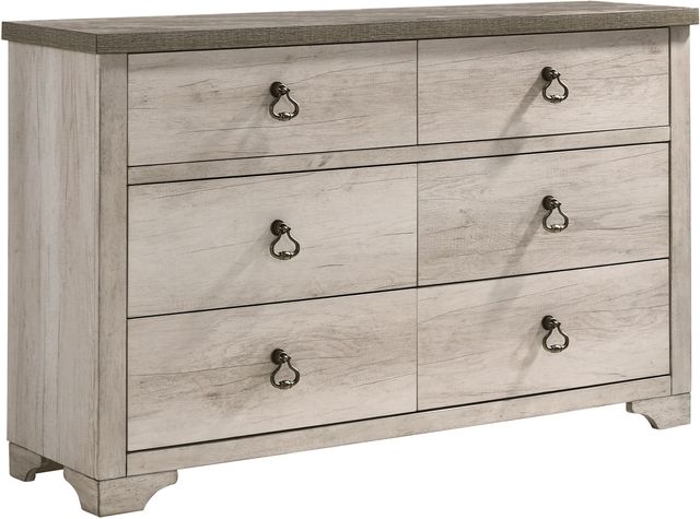 cheap beige dresser Kailani 9-drawer Dresser Cabinet Beige Oak – Charlotte's Furniture and  Fashion main image 0