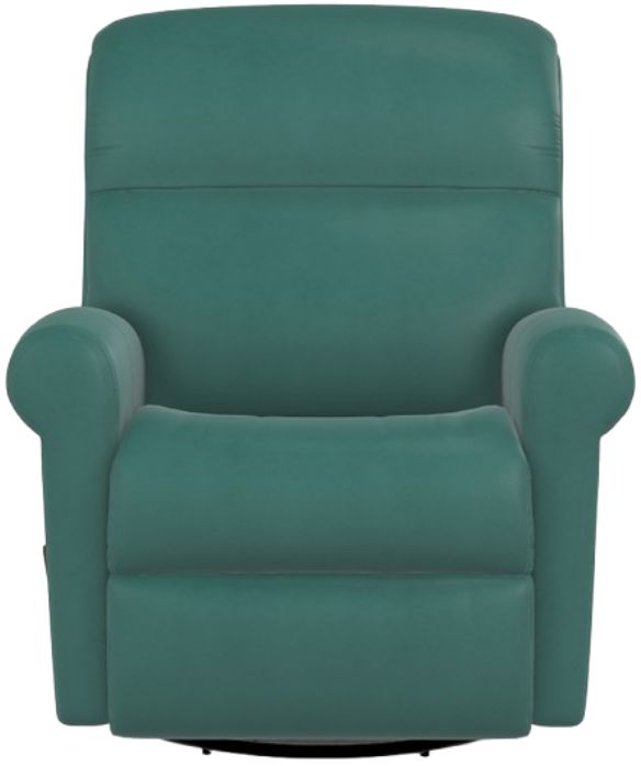 Flexsteel® Davis Malachite Manual Swivel Gliding Recliner-1