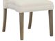 Fairfield® Customizable Entree Dining Pull Short Back Armless Stack Dining Chair with Mica Legs and Buttons-2