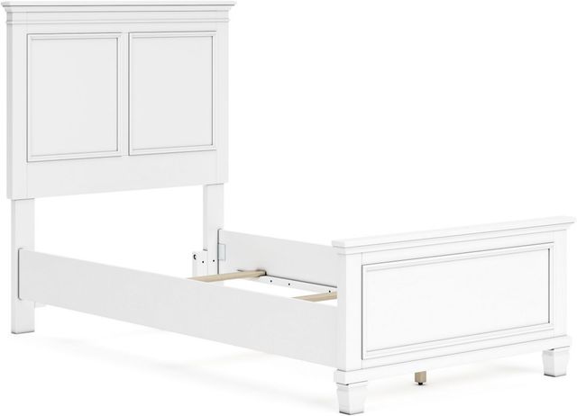 Signature Design by Ashley® Fortman White Twin Panel Bed-1