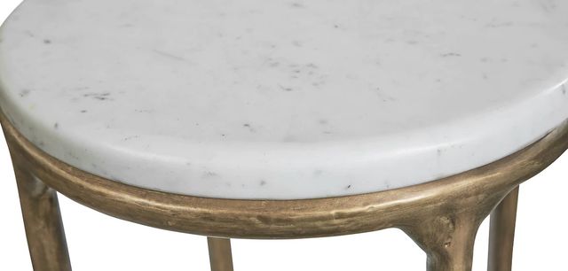 Bassett® Furniture Keswick Bronze/White Accent Table-3