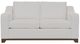 International Furniture Direct Natural Parota White Loveseat-2