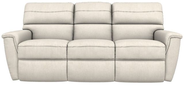 La-Z-Boy® Ava Ivory Power Reclining Sofa with Headrest and Lumbar-1