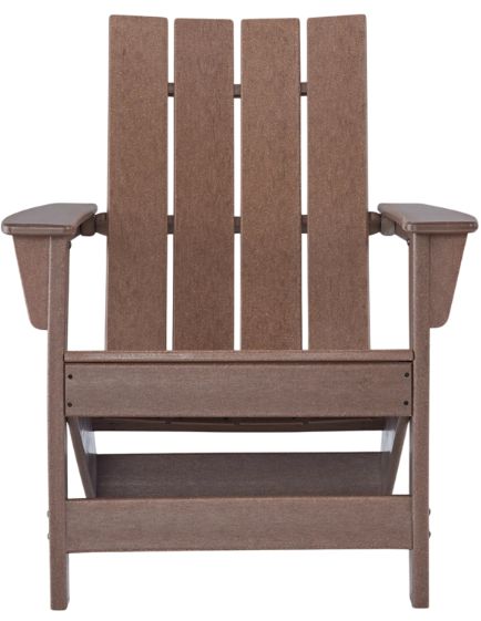 Signature Design by Ashley® Emmeline Brown Polyethylene Outdoor Adirondack  Chair-1