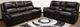 American Wholesale Furniture Madras Espresso Power Reclining Loveseat with Console-1