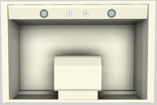 Vent-A-Hood® Designer Series 36" Biscuit Wall Mounted Range Hood-3