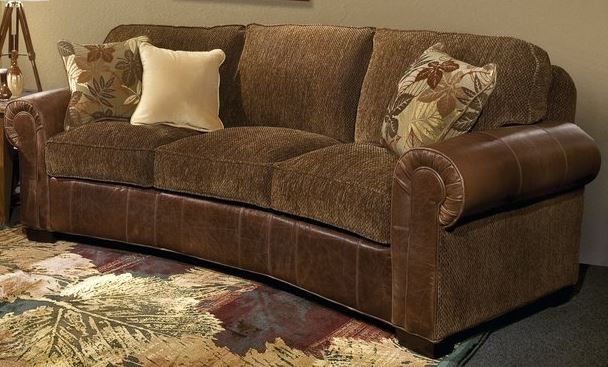 Marshfield Furniture Baldwin (Leather) Brown Loveseat-0