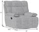 Emerald Home Grayson Gray Manual Swivel Glider Recliner-2
