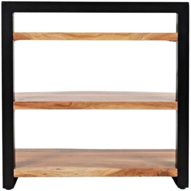Jofran Inc. Nature's Edge Black/Natural Small Bookcase-3