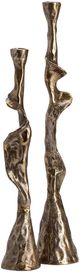 Crestview Collection Andrews 2-Piece Silver Twisted Taper Candlestick Set-0