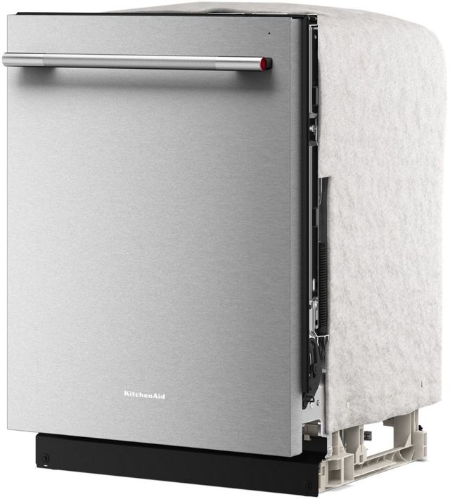 KitchenAid® 24" PrintShield™ Stainless Steel  Control Built-In Dishwasher with Third Level Jet Rack and 40+ Total Wash Jets-4