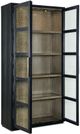 Hooker® Furniture Linville Falls Shou Sugi Ban Shadow Curio Cabinet-3