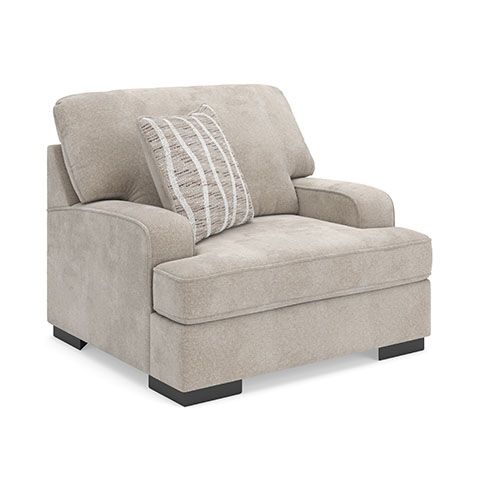 Benchcraft® High Profile Taupe Chair and a Half-0