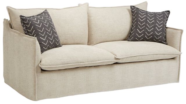 Four Seasons Customizable Luna 2-Seat 37'' Slipcovered Sofa-0