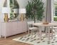 Bassett Mirror Horizons Black Round Dining Table-2