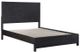 Winners Only® Fresno Charcoal Full Panel Bed-1